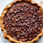 Maple Bourbon Chocolate Pecan Pie (Thanksgiving)